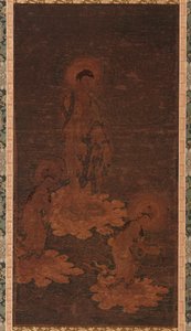 Buddha Amidas willkommener Abstieg von Unbekannt
