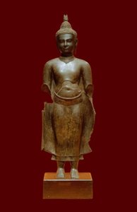 Buddha Khmer-Kunst, Kambodscha, 14. Jahrhundert von Unbekannt