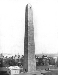 Bunker Hill Monument, Charlestown, Massachusetts, USA, um 1900