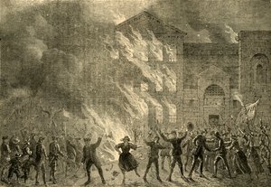 Brand von Newgate, 1780, ca. 1872 von Unbekannt