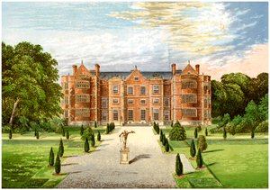 Burton Agnes Hall, Worcestershire, Heim von Baronet Boynton, um 1880