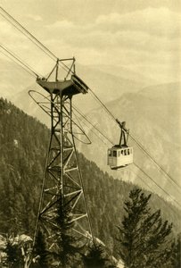 Seilbahn, Raxalpen, Niederösterreich, um 1935