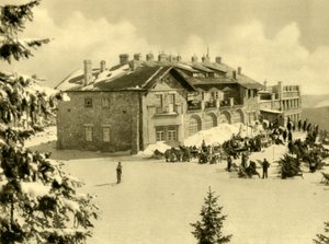 Seilbahnstation, Rax-Gebirge, Niederösterreich, um 1935