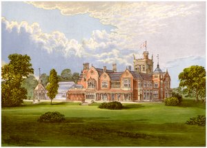 Caen Wood Towers, Middlesex, Heim der Familie Reckitt, um 1880