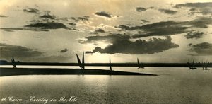 Kairo - Abend am Nil, um 1918-1939