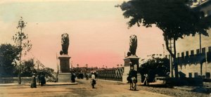 Kairo: Die Kasr-El-Nil-Brücke, ca. 1918-1939