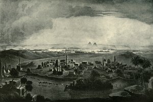 Kairo und die Pyramiden, frühes 19. Jahrhundert, 1901 von Unbekannt
