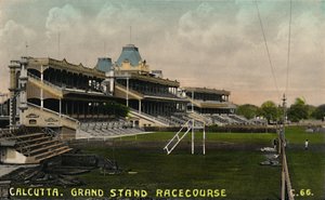 Kalkutta. Grand Stand Rennbahn, ca. 1930er Jahre