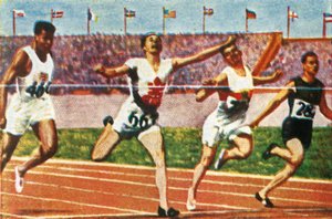 Kanadischer Sprinter Percy Williams, 1928
