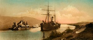 Suezkanal - Tussun-Kurve, um 1918-1939 von Unbekannt
