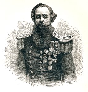 Kapitän Cowper Phipps Coles, 1819-1870, englischer Marinekapitän und Erfinder, 1893