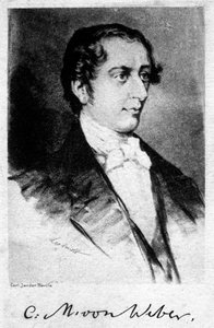 Carl Maria von Weber 1786-1826, deutscher Komponist, 20. Jahrhundert von Unbekannt