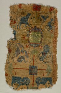 Teppichfragment, um 1400 von Unbekannt