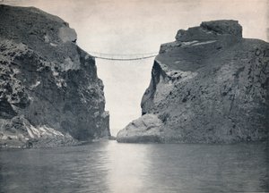 Carrick-A-Rede - Die Seilbrücke über den Abgrund, 1895 von Unbekannt