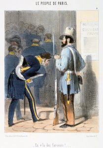 Karikatur zur Pariser Kommune, 1870er Jahre von Unbekannt