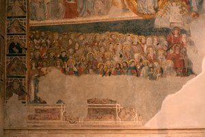 Kathedrale (Catedral de Santa María). Der Kreuzgang. Die Kapelle (San Blas). Wandmalereien.
