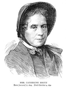 Catherine Booth, Ehefrau von William Booth, britischer Gründer der Heilsarmee, 1890 von Unbekannt