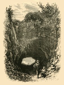 Höhle bei Pegwell Bay, 1898 von Unbekannt