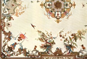 Decke in der Grande Singerie, Château de Chantilly, Frankreich von Unbekannt