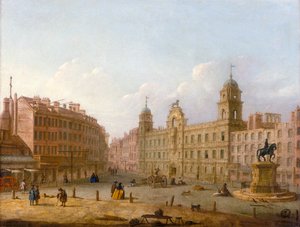 Charing Cross und Northumberland House, spätes 18. Jahrhundert