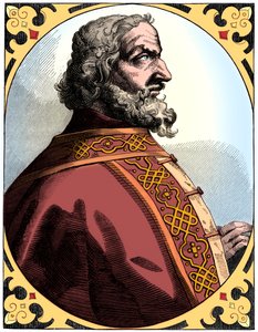 Karl der Große 712-814, Heiliger Römischer Kaiser und König der Franken, 16. Jahrhundert von Unbekannt