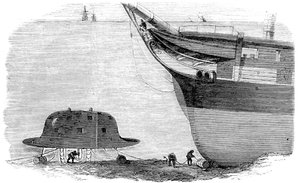 Charles Babbages Entwurf für eine Taucherglocke, 1855