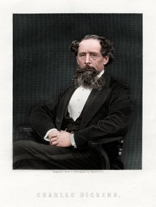 Charles Dickens, englischer Schriftsteller und Journalist, 1876