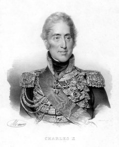 Karl X., König von Frankreich, 19. Jahrhundert