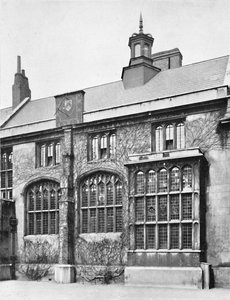 Kartause. Außenansicht der Halle mit Erker, 1925