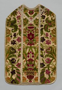 Kasel, Stola, Burse, Korporale und Manipel, um 1600-1700