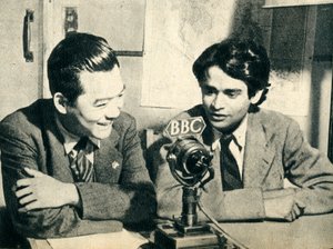 China trifft Ceylon in London - Hsiao Chien und J. M. Tambimuttu, 1942