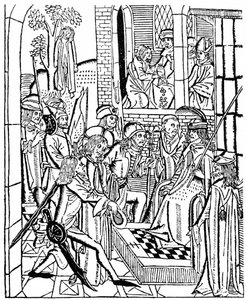 Christus vor Pilatus, 1488 1964 von Unbekannt