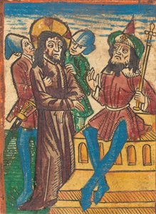 Christus vor Pilatus, ca. 1490 von Unbekannt