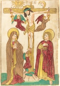 Christus am Kreuz mit Engeln, 1460-1465