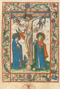 Christus am Kreuz mit Engeln