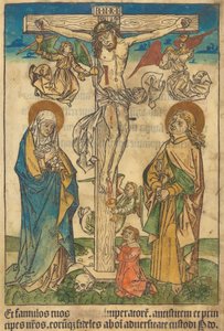 Christus am Kreuz mit Engeln