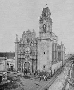 Kirche von La Santísima, Mexiko-Stadt, ca. 1897 von Unbekannt