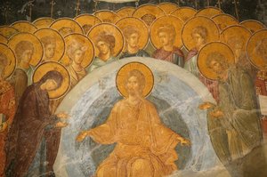 Kirche des Heiligen Erlösers in Chora. Das Jüngste Gericht, Istanbul, Türkei