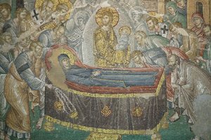 Kirche des Heiligen Erlösers in Chora. Die Entschlafung der Jungfrau, Istanbul, Türkei