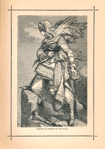 Tscherkessische Frauen kämpfen für Schamyl gegen die russische Invasion, 1839 von Unbekannt