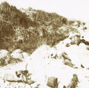 Clery nach dem Angriff, Frankreich, ca. 1914-1918