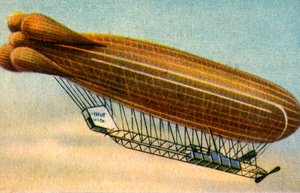 Clément-Bayard No 1 Luftschiff, 1908, 1932 von Unbekannt