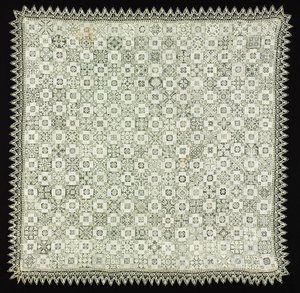 Stoff mit Blumen- und Pflanzenmustern, 1560-1600 von Unbekannt