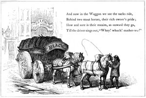 Kohlenlieferwagen, 1860 von Unbekannt