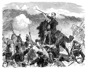 Codringtons Brigade in der Schlacht an der Alma, Krimkrieg, 1850er, 1888 von Unbekannt
