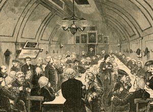 Cogers Hall, nach einem alten Druck, 1897