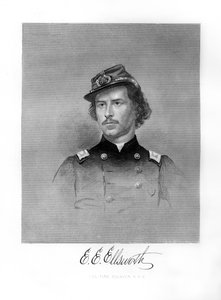 Oberst Ephraim Elmer Ellsworth, amerikanischer Soldat, 1872