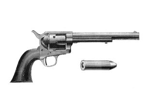 Colt Frontier Revolver, erfunden von Samuel Colt 1814-62, um 1890