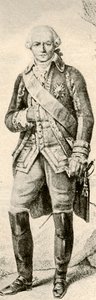 Comte de Rochambeau, zeigt die Kleidung eines französischen Offiziers, 1791, 1937