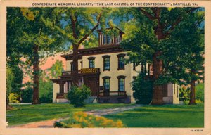 Konföderierte Gedenkbibliothek, Danville, Virginia, 1938 von Unbekannt